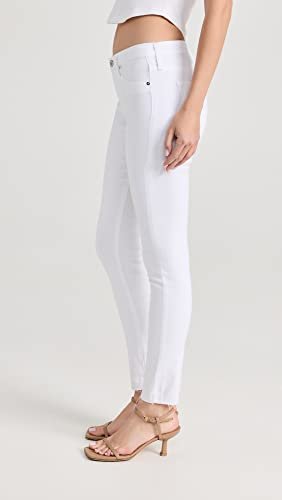 womens Leggings AG AG Adriano Goldschmied Women's Legging Ankle Jeans White