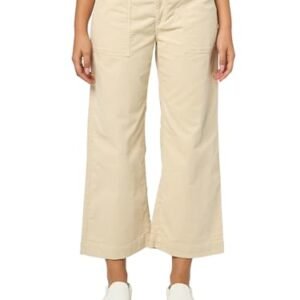 ‎womens Jeans AG Women's Saige Mid Rise Wide Leg Jean Opal Stone