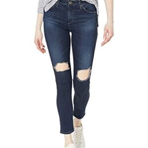 ‎womens Jeans AG AG Adriano Goldschmied Women's Legging Ankle Jean in 7 Year Break Me Down Nightingale