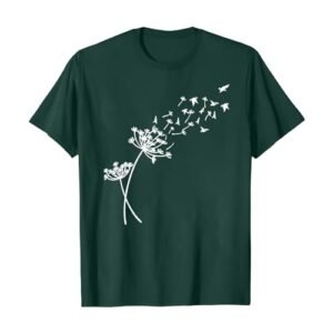 womens Tops, Tees & Blouses AG Graphic T Shirts Women's Cute Round Neck Sunflower Wildflower Flower Lovers Graphic Casual Printed Tee Tops Ag