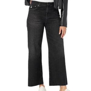 ‎womens Jeans AG AG Adriano Goldschmied Women's Saige High Rise Straight Wide Leg Crop Jean 6 Years Gr