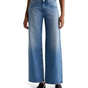 ‎womens Jeans AG AG Jeans Women's Adria Low Rise Baggy Wide Leg, Stockholm