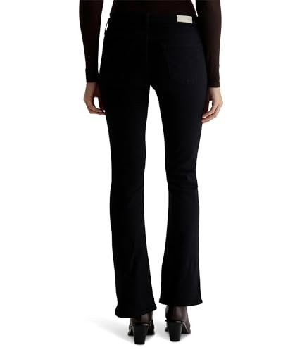 womens Jeans AG Women's Angel Low Rise Boot Super Black