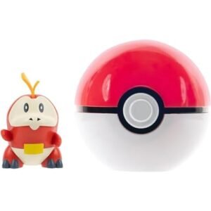 Pokemon Pokémon Clip ‘N’ Go Fuecoco and Poké Ball - Includes 2-Inch Battle Figure and Poké Ball Accessory Playsets