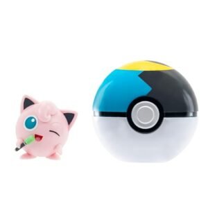 Pokemon POKEMON CLIP N GO JIGGLYPUFF AND MOON BALL Action Figures