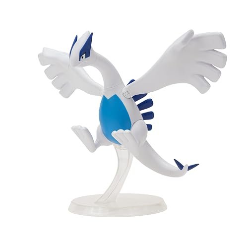 Action Figures Pokemon Pokémon Lugia Epic Battle Figure - 12-Inch Articulated Epic Battle Figure with Flight Stand Lugia