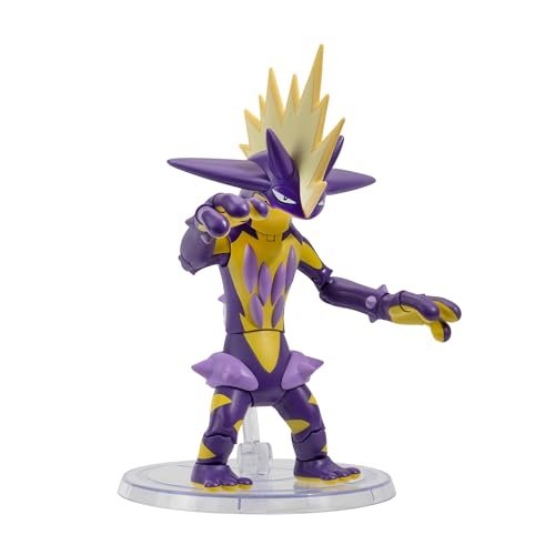 Pokémon Select Toxtricity (Amped) - 6-Inch Super-Articulated Figure with Over 15 Points of Articulation Select Series Toxtricity Pokemon Action Figures