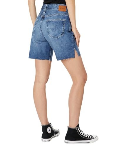womens Shorts AG AG Adriano Goldschmied Women's Ex-Boyfriend High Rise Slouchy Short 15 Years R