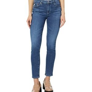 womens Jeans AG AG Adriano Goldschmied Women's Prima Mid Rise Cigarette Ankle Jean 13 Years W