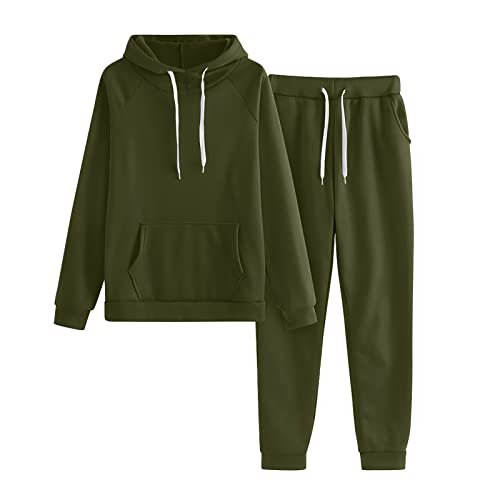 2 Piece Outfits Sweatsuits for Women 2024 Set Printed Hoodie and Sweatpants Set Jogging Suits with Kangaroo Pockets Ag AG womens Active