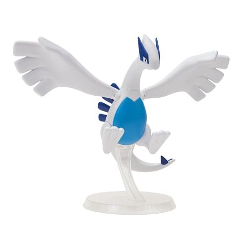 Action Figures Pokemon Pokémon Lugia Epic Battle Figure - 12-Inch Articulated Epic Battle Figure with Flight Stand Lugia