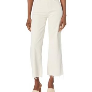 ‎womens Pants AG AG Adriano Goldschmied Women's Saige High Rise Straight Wide Leg Crop Pant Dried Spring