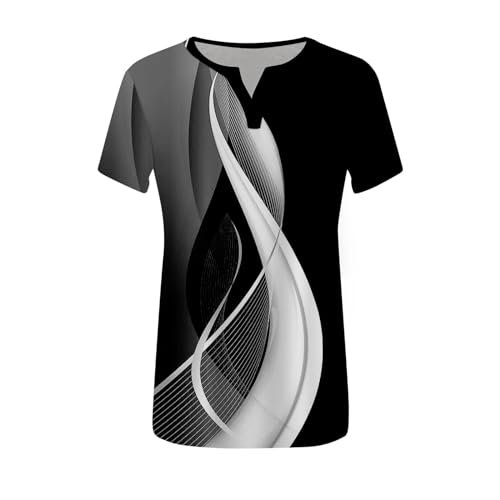 YUTANRAL Plus Size Tops for Women 2024 Summer V Neck T-Shirts Casual Loose Short Sleeve Shirts Tees with Pocket Ag-black AG womens Tops, Tees & Blouses