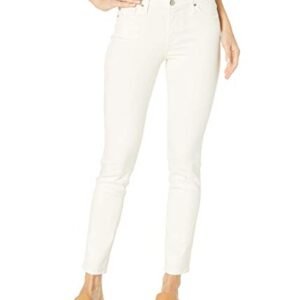‎womens Pants AG AG Adriano Goldschmied Women's Prima Mid-Rise Cigarette Leg Skinny Fit Ankle Pant Ivory Dust