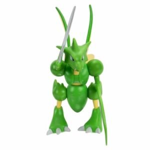 Pokemon Action Figures Pokémon SCYTHER Battle Feature Figure - 4.5-Inch Scyther Battle Figure with Chop Attack Arms