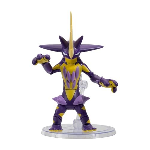 Pokémon Select Toxtricity (Amped) - 6-Inch Super-Articulated Figure with Over 15 Points of Articulation Select Series Toxtricity Pokemon Action Figures