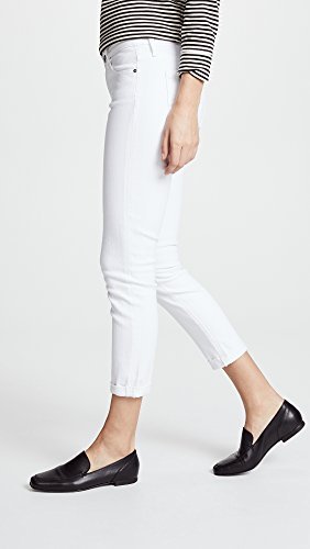 womens Jeans AG AG Adriano Goldschmied Women's Prima Roll Up White
