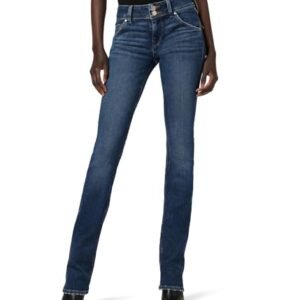 ‎womens Jeans AG HUDSON Women's Beth Mid Rise Baby Bootcut Jean with Back Flap Pockets Olympic
