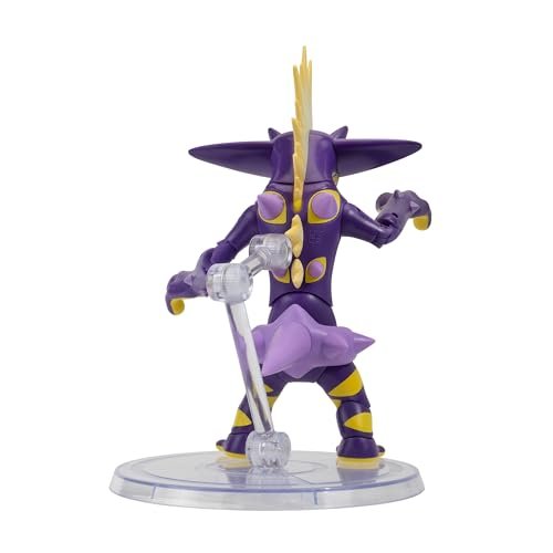 Pokémon Select Toxtricity (Amped) - 6-Inch Super-Articulated Figure with Over 15 Points of Articulation Select Series Toxtricity Pokemon Action Figures