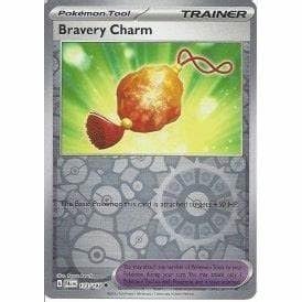 Collectible Card Games Pokemon Pokemon - Bravery Charm 173/193 - Paldea Evolved - Reverse Holo Pokemon Card - Foil