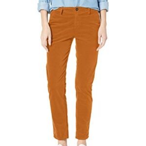 ‎womens Pants AG AG Adriano Goldschmied Women's Caden Corduroy Tailored Trouser Pant Richie Gold