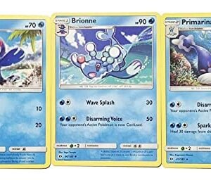 Trading Cards Pokemon Primarina 41/149 Sun Moon - Rare - Evolution Pokemon Card lot - Brionne Popplio
