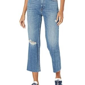 ‎womens Jeans AG HUDSON Women's Remi High Rise, Cropped, Straight Leg Jean Stunner