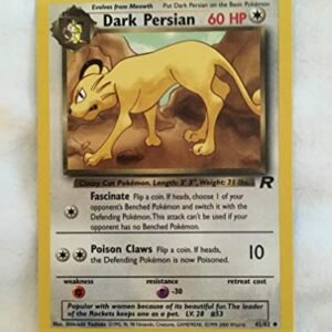 Collectible Card Games Pokemon Pokemon - Dark Persian (42) - Team Rocket - 1st Edition
