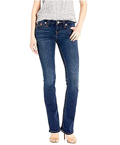 womens Jeans AG True Religion Women's Becca Mid Rise Bootcut Jean Indigo Upg