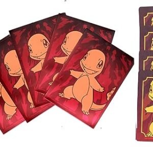 Pokemon Card Storage & Display Pokemon Card Sleeves - Obsidian Flames - Charmander Elite Trainer - 65 Sleeves + 4 Cardboard dividers
