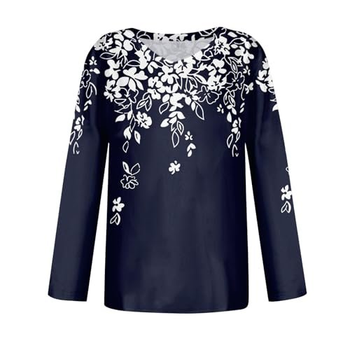 womens Tops, Tees & Blouses AG SHAOBGE Women Fall Tops Trendy Boho Dressy Casual Shirt Long Sleeve Blouse Lightweight Sweatshirts Pullover Going Out Tees Medium