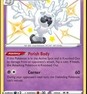 Action Figures Pokemon Pokemon - Galarian Cursola SV050/SV122 - Shining Fates - Shiny Vault - Card