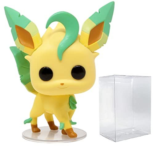 Action Figures Pokemon Pokemon - Leafeon Pop! Vinyl Figure (Bundled with Compatible Pop Box Protector Case), Multi, 3.75 inches