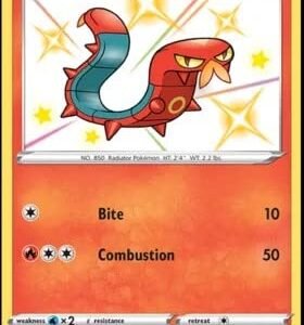 Pokemon - Sizzlipede SV018/SV122 - Shining Fates - Shiny Vault - Card Pokemon Action Figures