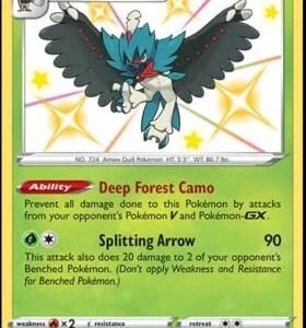 Collectible Card Games Pokemon Pokemon - Decidueye SV003/SV122 - Shining Fates - Shiny Vault - Card