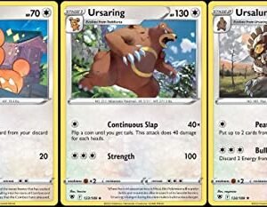 Ursaluna 124/189 - Astral Radiance - Rare Pokemon Evolution Card Lot - Ursaring Teddiursa Pokemon Trading Cards