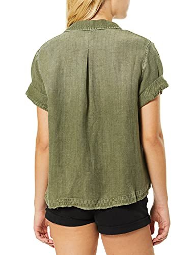 womens Tops, Tees & Blouses AG AG Adriano Goldschmied Women's Anson Top Sulfur Cli