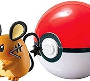 Pokemon Pokemon Clip and Carry Dedenne with Poke Ball Action Figures