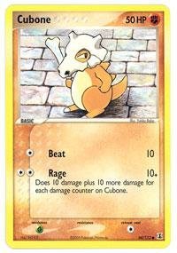 Collectible Card Games Pokemon Pokemon - Cubone (60) - EX Delta Species