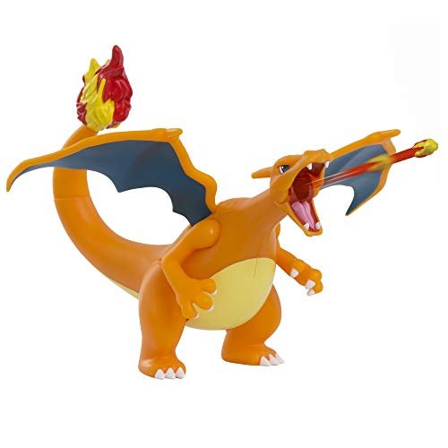 Pokemon Action Figures Pokémon Fire and Water Battle Pack - Includes 4.5 Inch Flame Action Charizard and 2" Squirtle Action Figures - Amazon Exclsuive Charizard