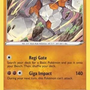 Regirock - 075/189 - Rare - Reverse Holo - Sword & Shield - Astral Radiance Collectible Card Games Pokemon
