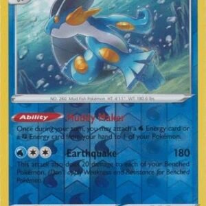 Trading Cards Pokemon Swampert - 064/264 - Holo Rare - Reverse Holo - Sword & Shield - Fusion Strike