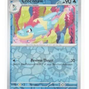 Collectible Card Games Pokemon Croconaw 040/162 – Temporal Forces – Pokemon Reverse Holofoil Card