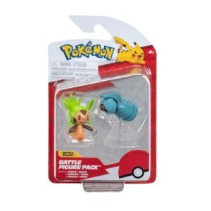 Action Figures Pokemon POKEMON Battle Figure CHESPIN and BELDUM