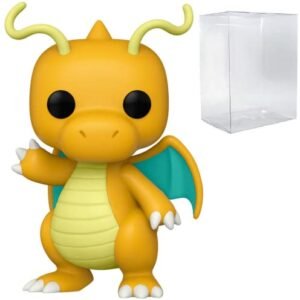 Pokemon Pokemon - Dragonite Pop! Vinyl Figure (Bundled with Compatible Pop Box Protector Case), Multi, 3.75 inches Action Figures