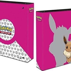 Card Storage & Display Pokemon Ultra Pro:-Pokemon Eevee Trading Card Game, 3 Ring Album Holds 9 Pocket Pages, Durable