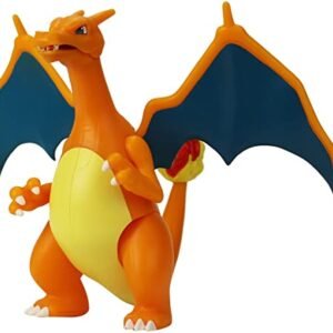 Action Figures Pokemon Pokémon Charizard Battle Feature Figure - 4.5-Inch Charizard Battle Figure with Fire Missile Launcher