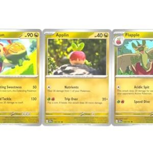 Collectible Card Games Pokemon Flapple & Appletun 139/191 – 140/191 - Surging Sparks – Pokemon Dragon Evolution 3 Card Lot