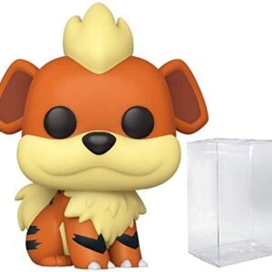 Pokemon Pokemon - Growlithe Pop! Vinyl Figure (Bundled with Compatible Box Protector Case), Multied, 3.75 inches Bobbleheads