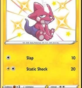 Pokemon - Toxel SV041/SV122 - Shining Fates - Shiny Vault - Card Action Figures Pokemon
